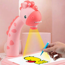 Kids Giraffe Drawing Projector Board Educational Art Set