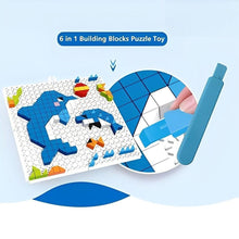 Creative 6 in 1 Building Blocks Puzzle Learning Toy
