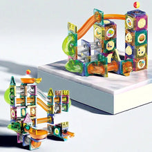 Colorful Magnetic Building Blocks STEM Learning Play Set