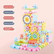 Electric Gear Building Blocks Educational Toy Set for Kids