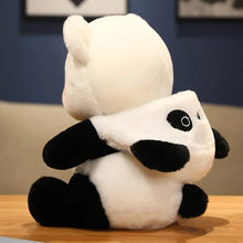 Cute Plush Panda with Cap Soft Huggable