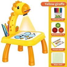 3 in 1 Kids Art Projector Painting Desk Table