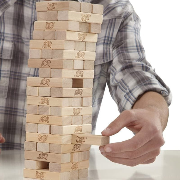 Classic Jenga Wooden Stacking Tower Family Board Game
