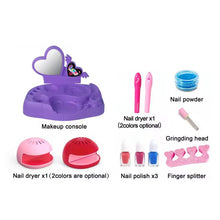 Girls Manicure Grinding Nails Kit with Nail Tools