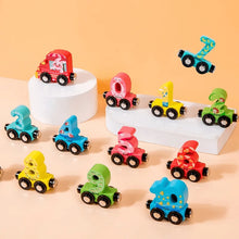 Wooden Digital Number Train Educational Toy Set for Kids