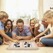 Sling Puck Fast Sling Wooden Tabletop Game Playset
