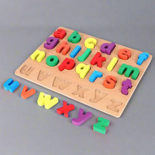 Wooden 3D Numbers Shapes Alphabets Early Learning Puzzle