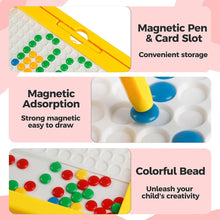 Creative Kids Magnetic Drawing Board Beads Learning Toy