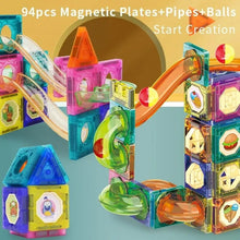 Colorful Magnetic Building Blocks STEM Learning Play Set