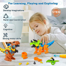 DIY Building Colourful Dinosaur Educational Toy Set for Kids
