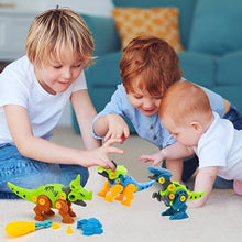 DIY Building Colourful Dinosaur Educational Toy Set for Kids