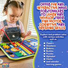 Kids Montessori Busy Book Early Educational Activity Play Set