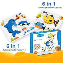 Creative 6 in 1 Building Blocks Puzzle Learning Toy