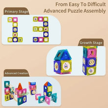 Colorful Magnetic Building Blocks STEM Learning Play Set