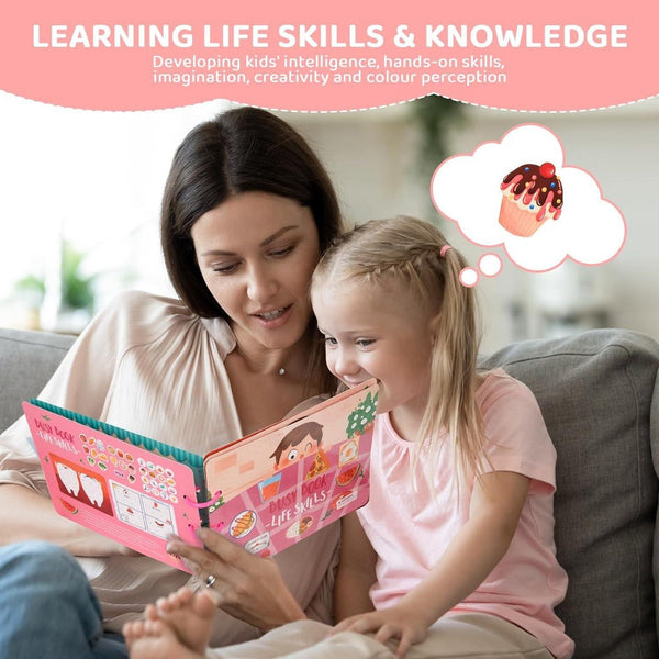 Interactive Busy Book for Toddlers Educational Activity Set
