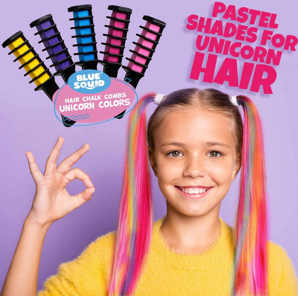 Girls DIY Hair Chalk Colorful Temporary Hair Coloring Kit