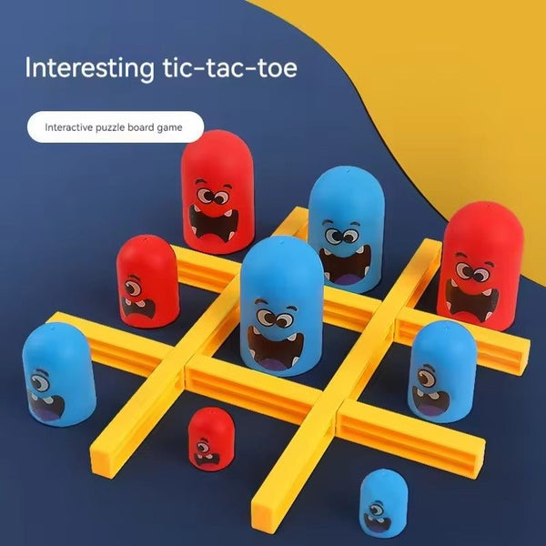 Emoji Tic Tac Toe Travel-Friendly Family Game