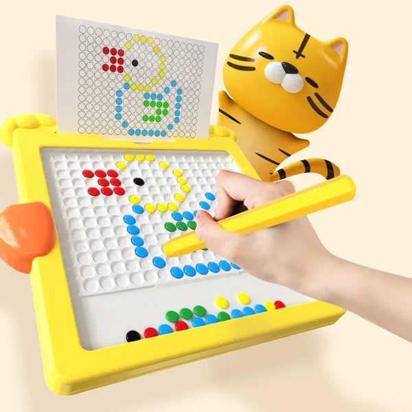 Creative Kids Magnetic Drawing Board Beads Learning Toy