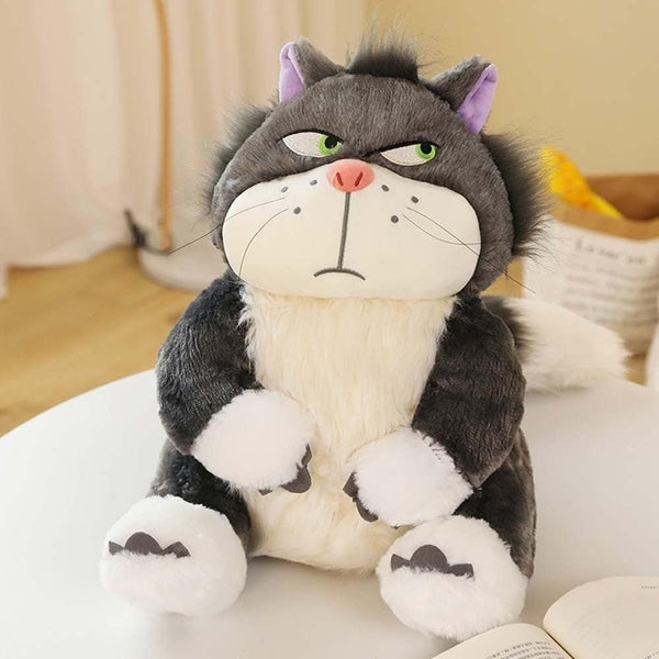 Adorable Angry Cat Plush Snuggly Soft Stuffed Animal