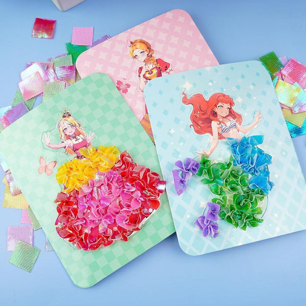 DIY Princess Dress Poke Art Kit for Kids