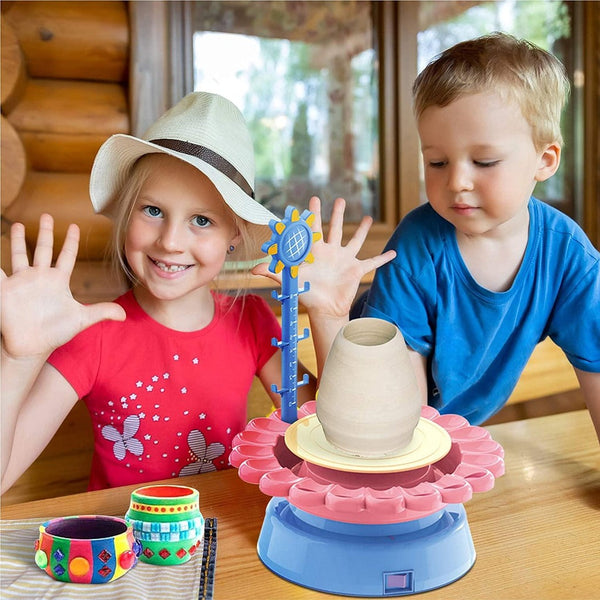 DIY Pottery Wheel Craft Set for Kids Art